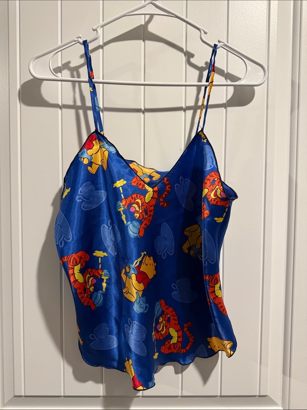 Blue Winnie the Pooh & Tigger Satin Lounge Set - Picture 2 of 8